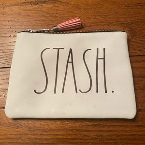 Rae Dunn STASH cosmetic bag